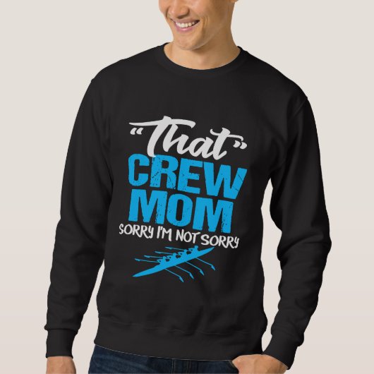 Funny Crew Mama Tshirt Sarcastic Rowing Team Mutte (Vorderseite)