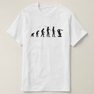 Funny Cricket Batter Evolution Man Sports Bv T-Shirt