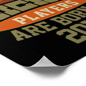 Funny Cricket Birthday Birth Day Name T Shirt Poster (Ecke)