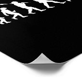 Funny Cricket Evolution Tee For Cricket Players Or Poster (Ecke)