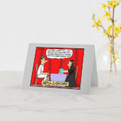 Funny Cricket Grußkarte - Nützliche Clairvoyants Karte (Gelbe Blume)