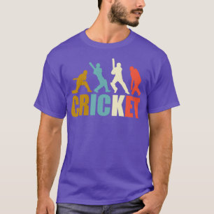 Funny Cricket Lover Vintage Retro Style Cricket T-Shirt