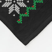 Funny Cricket Player Driving Home For Christmas Sw Fleecedecke (Ecke)