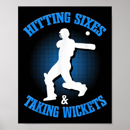 Funny Cricket Poster (Vorne)