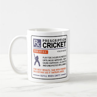 Funny Cricket-Tasse - Design-Cricket-Lüfter Kaffeetasse