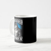 Funny Cringe Sigma Wolf Certified Gooner  Kaffeetasse (Vorderseite Links)