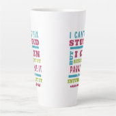 Funny CRNA / Anästhesiologe kann Stupid nicht repa Milchtasse (Vorderseite)