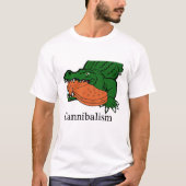 Funny Croc Eating Crocs T-Shirt (Vorderseite)
