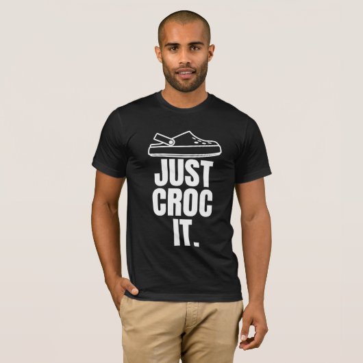Funny Croc - nur Croc It T-Shirt (Vorne ganz)