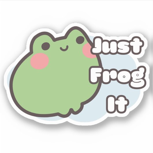 Funny Crochet Aufkleber (Vorderseite)