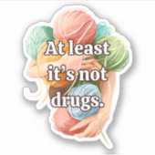 Funny Crochet Aufkleber (Vorderseite)