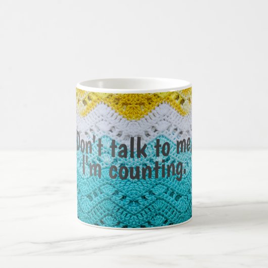 Funny Crochet Design Kaffeetasse (Mittel)