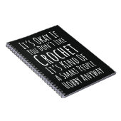 Funny Crochet Geschenke für Männer Crocheter Garne Notizblock (Rechte Seite)
