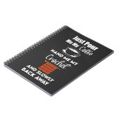 Funny Crochet Geschenke Garne Crocheting Crocheter Notizblock (Linke Seite)