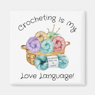 Funny Crochet individuell angepasst Magnet