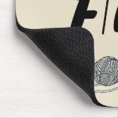 Funny Crochet Offerte Strickgeschenk aus Sprichwor Mousepad (Ecke)