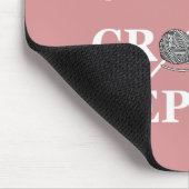 Funny Crochet Offerte Strickgeschenk aus Sprichwor Mousepad (Ecke)