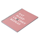 Funny Crochet Offerte Strickgeschenk aus Sprichwor Notizblock (Linke Seite)