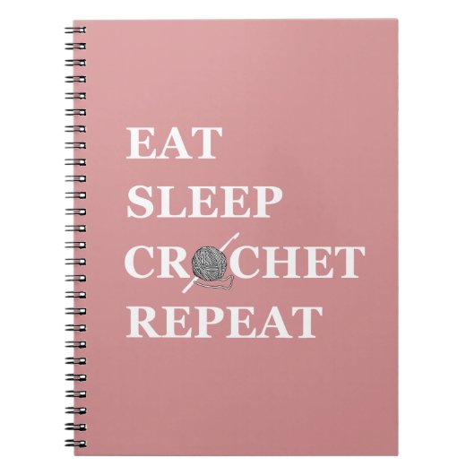 Funny Crochet Offerte Strickgeschenk aus Sprichwor Notizblock (Vorderseite)