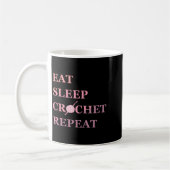 Funny Crochet Quote Kaffeetasse (Links)