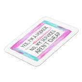 Funny Crochet Watercolor Magnet (Linke Seite)