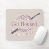 Funny Crochet Zitat Mousepad (Mit Mouse)