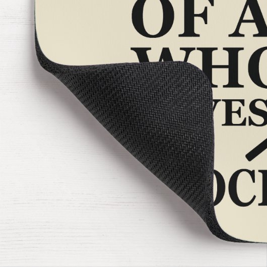 Funny Crochet zitiert Häkelchen Geschenk Mousepad (Ecke)