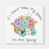 Funny Crocheting Personalisiert Magnet (Vorne)
