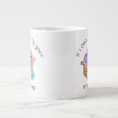 Funny Crocheting Personalisierte Riesenkaffee Tass Jumbo-Tasse (Vorderseite)