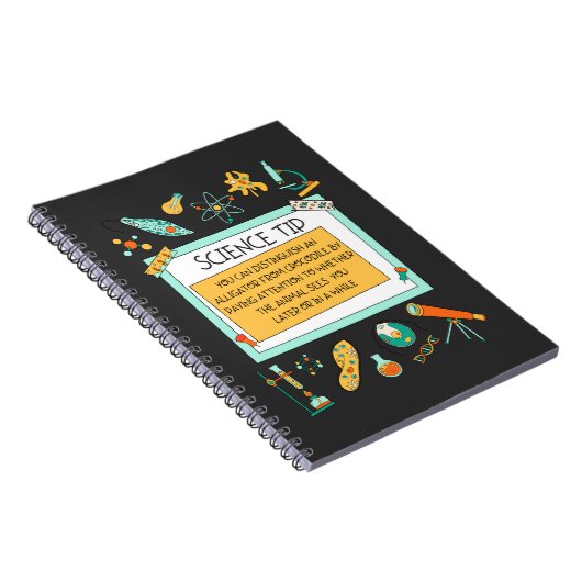 Funny Crocodile Alligator Science Notizblock (Rechte Seite)