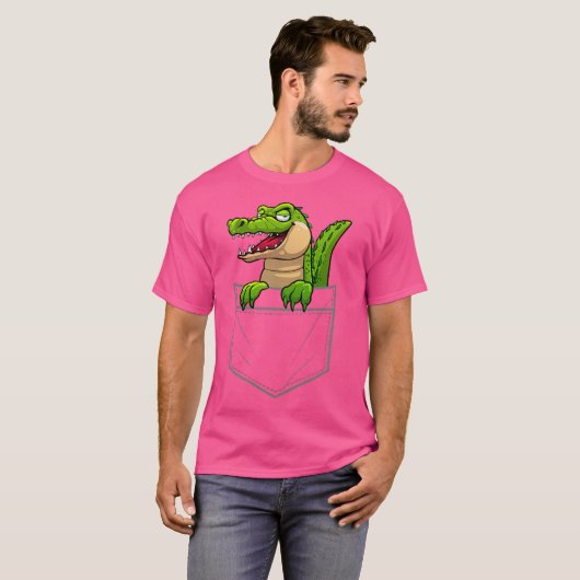 Funny Crocodile Art Collection T-Shirt (Vorne ganz)