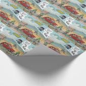 Funny Crocodile Farm Geschenkpapier (Ecke)