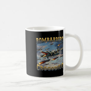 Funny Crocodile Meme Bombardiro Crocodilo Funny Br Kaffeetasse