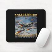 Funny Crocodile Meme Bombardiro Crocodilo Funny Br Mousepad (Mit Mouse)