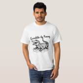 Funny Crocodile T-Shirt - Einzigartiges Krokodil D (Vorne ganz)