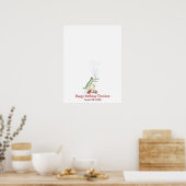 Funny Crocodile Thumbprint Gästebuch (Küche)