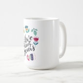 Funny Crocodile Valentine's Day Gift Kaffeetasse (VorderseiteRechts)