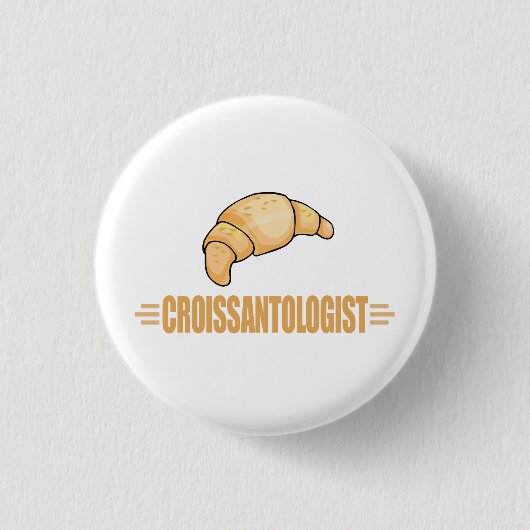 Funny Croissant Button (Vorderseite)
