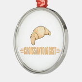 Funny Croissant Ornament Aus Metall (Links)