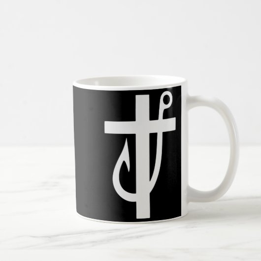 Funny Cross Christian - Jesus Made Me A Fisherman Kaffeetasse (Rechts)