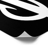 Funny Cross Christian - Jesus Made Me A Fisherman  Poster (Ecke)