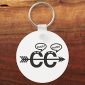 Funny Cross Country ©Ouch! Runner-Schlüsselanhänge Schlüsselanhänger (Vorderseite)