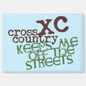 Funny Cross Country Running © Behalte mich von Str Magnet (Vorderseite)