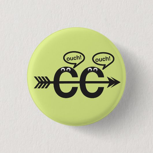 Funny Cross Country Running © Ouch! Button (Vorderseite)