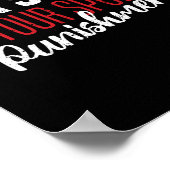 Funny Cross Country Unser Sport ist die Bestrafung Poster (Ecke)