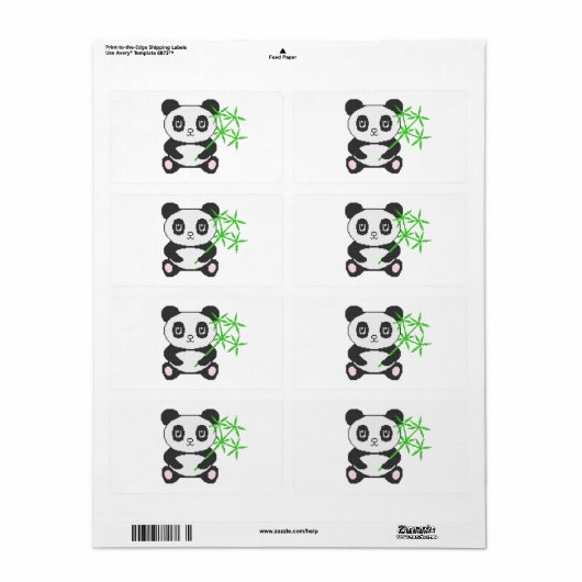 Funny cross-stitch panda (Vorne)