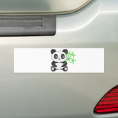 Funny cross-stitch panda autoaufkleber (Auf Auto)