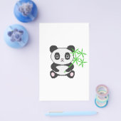Funny cross-stitch panda flyer (Einzeln)