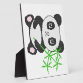 Funny cross-stitch panda fotoplatte (Seite)
