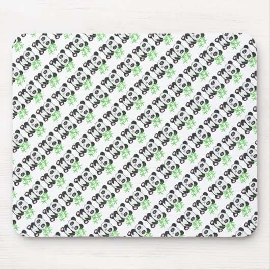 Funny cross-stitch panda mousepad (Vorne)
